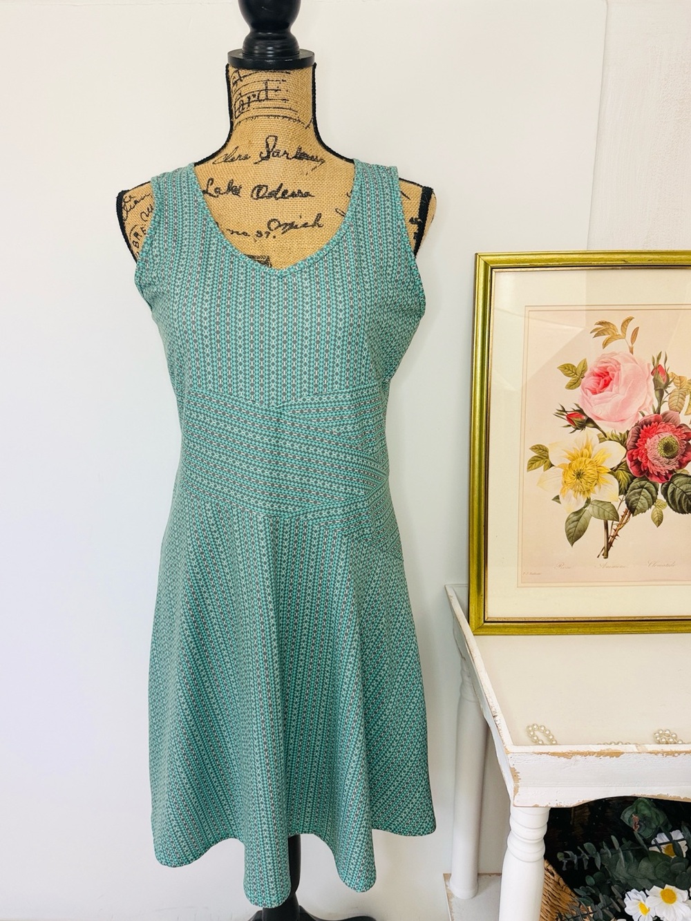 Prana Teal Athleisure Dress Sz S